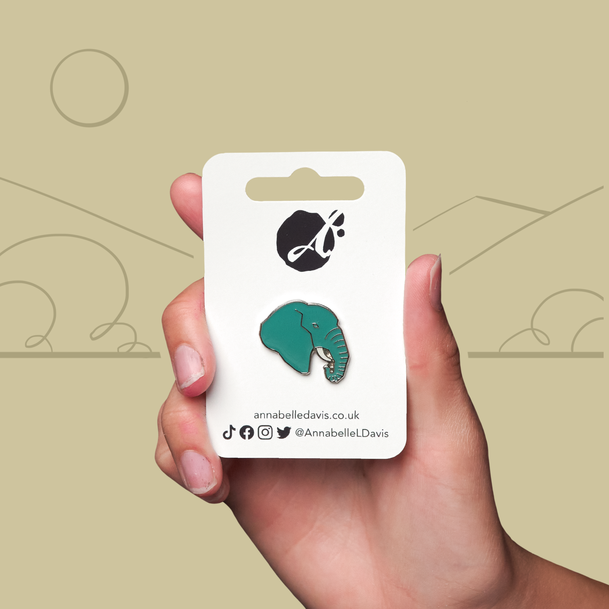 Elephant Pin