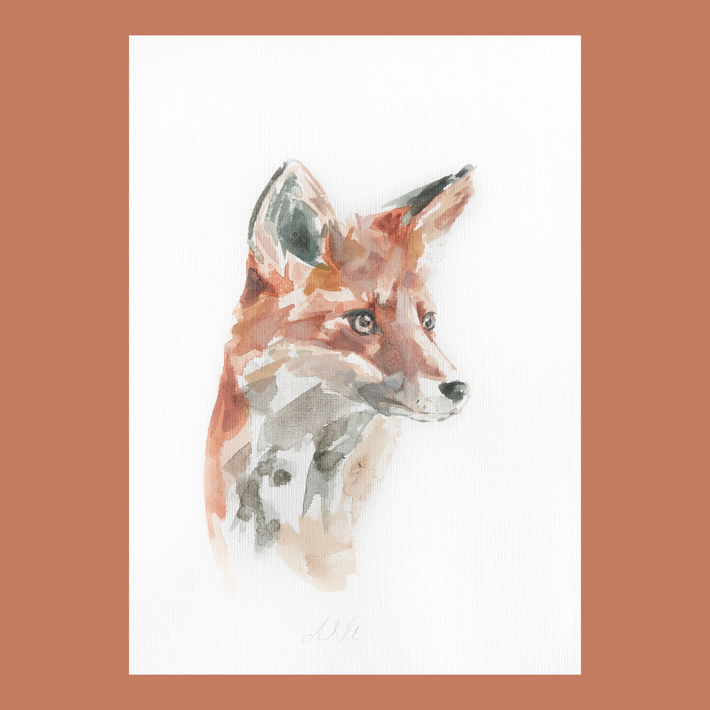 Flynn Fox - An Original Gouache Painting