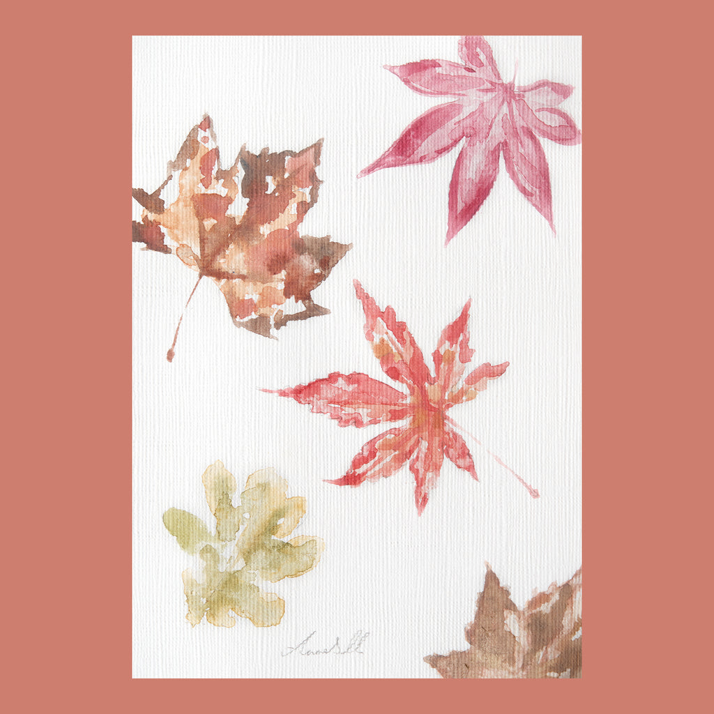 Autumnal Leaves - An Original Gouache Painting