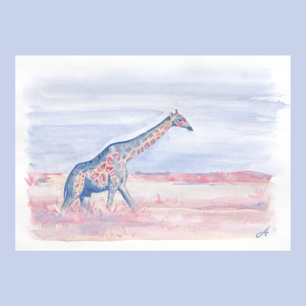 Savannah Walks - An Original Gouache Painting