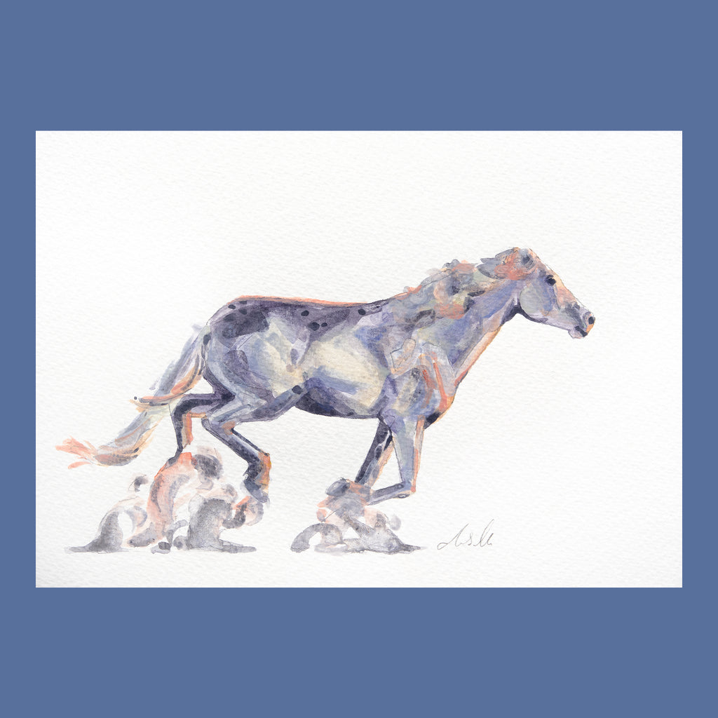 Sprint - An Original Watercolour Painting