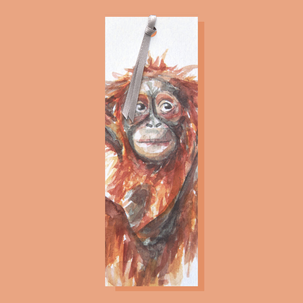 Baby Orangutan Bookmark