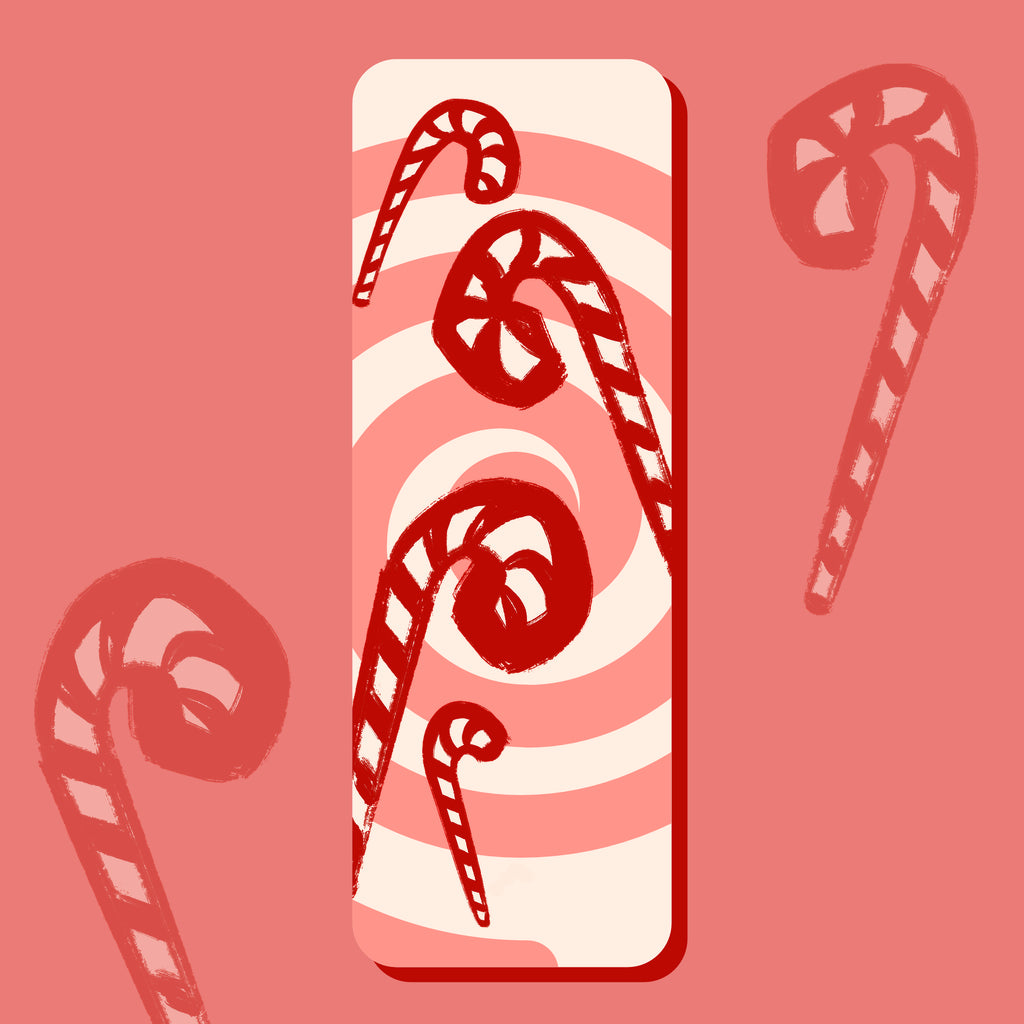 Candy Cane Bookmark