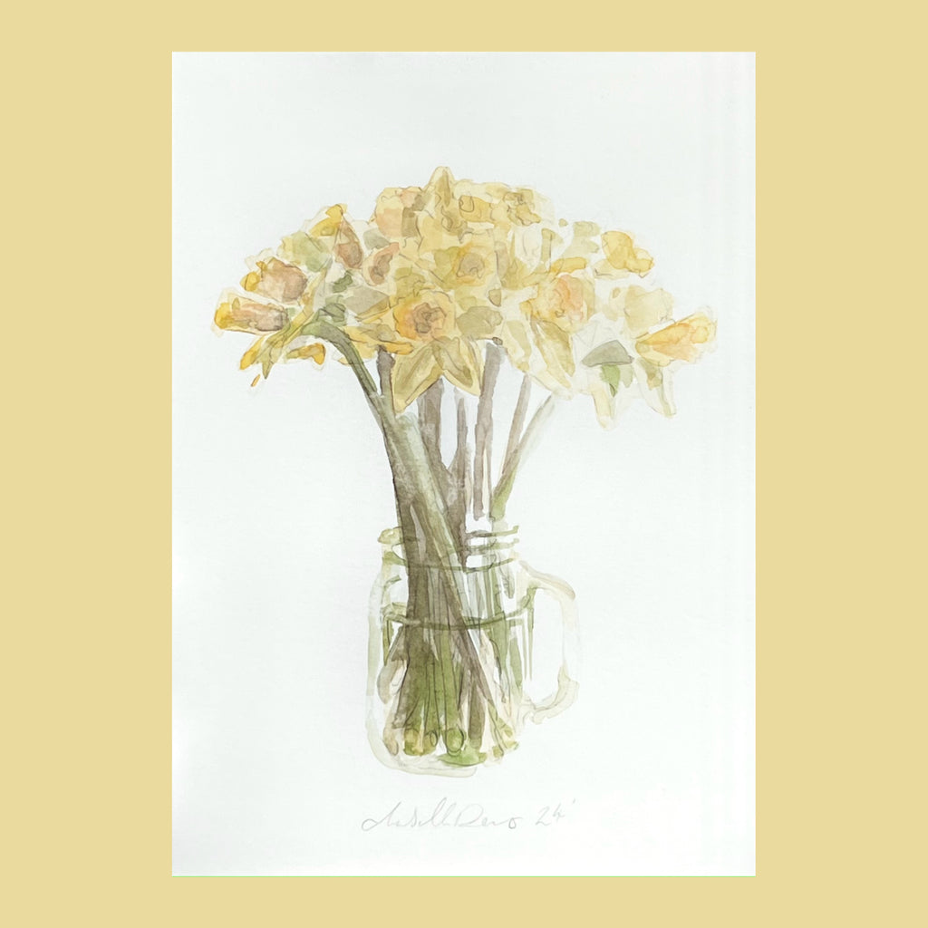 Daffodils - An Original Watercolour Painting