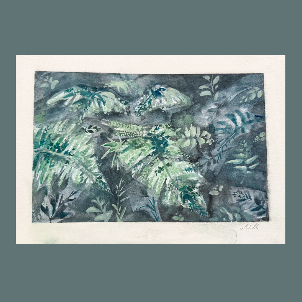 Forest of Ferns - An Original Gouache Painting