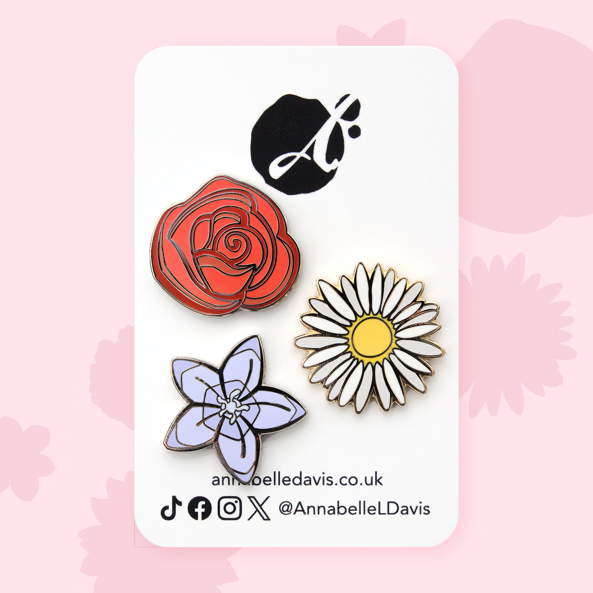 Flowers Mystery Pin Pouch