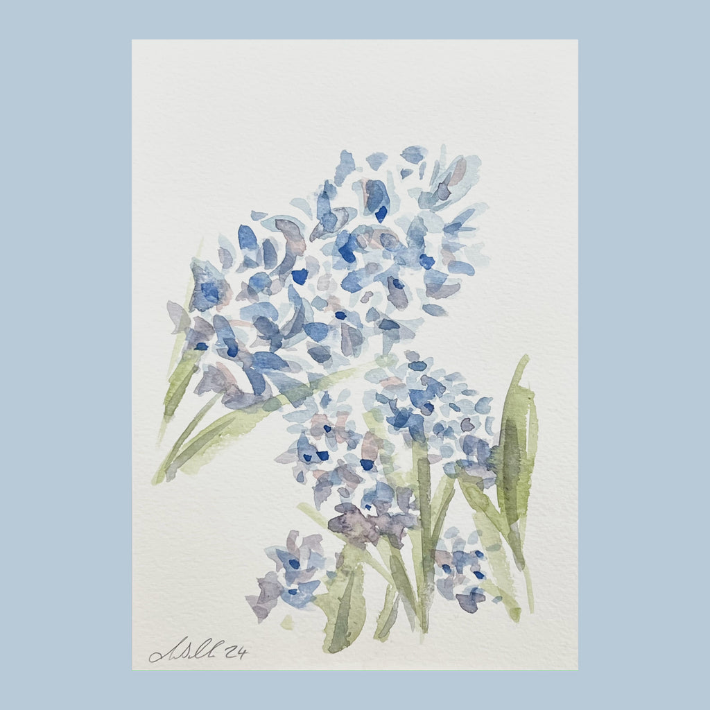 Hyacinth - An Original Watercolour Painting
