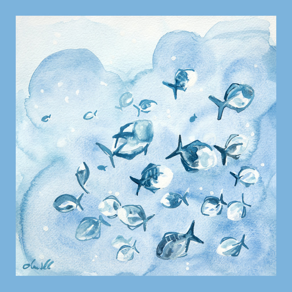 Just Keep Swimming - An Original Watercolour Painting