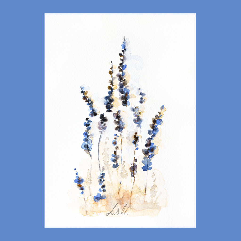 Lavender - An Original Watercolour Painting