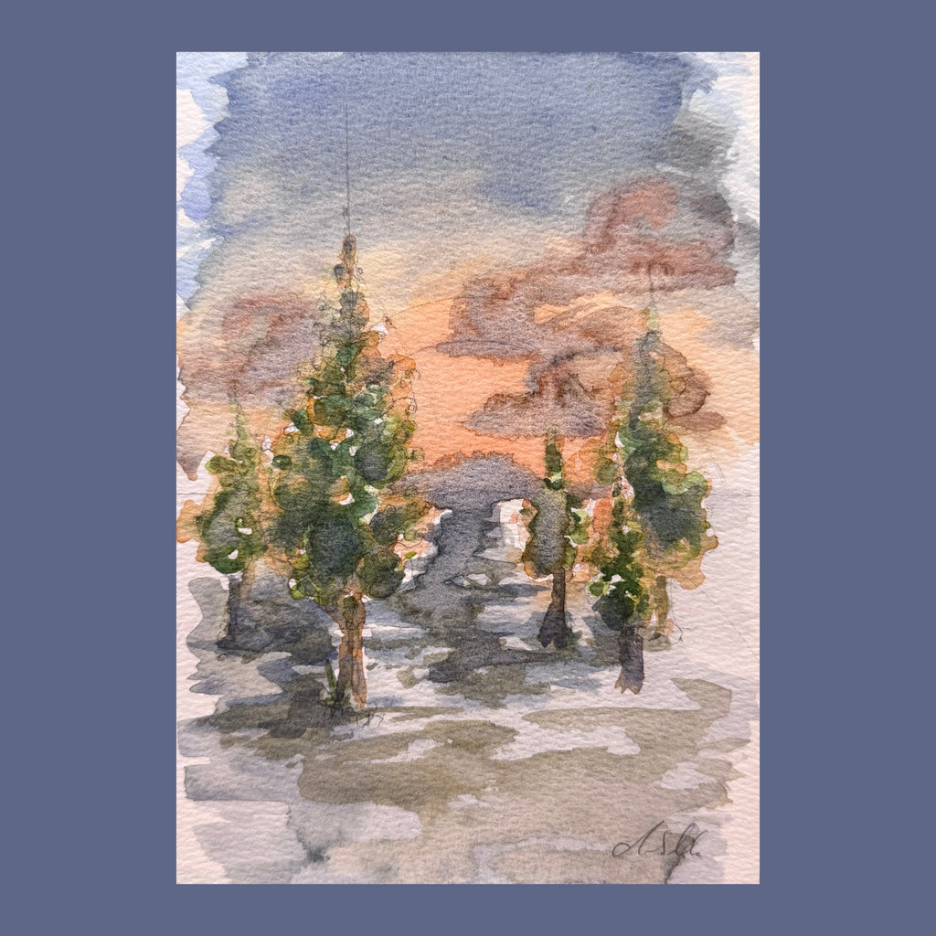 New Horizons - An Original Watercolour Painting