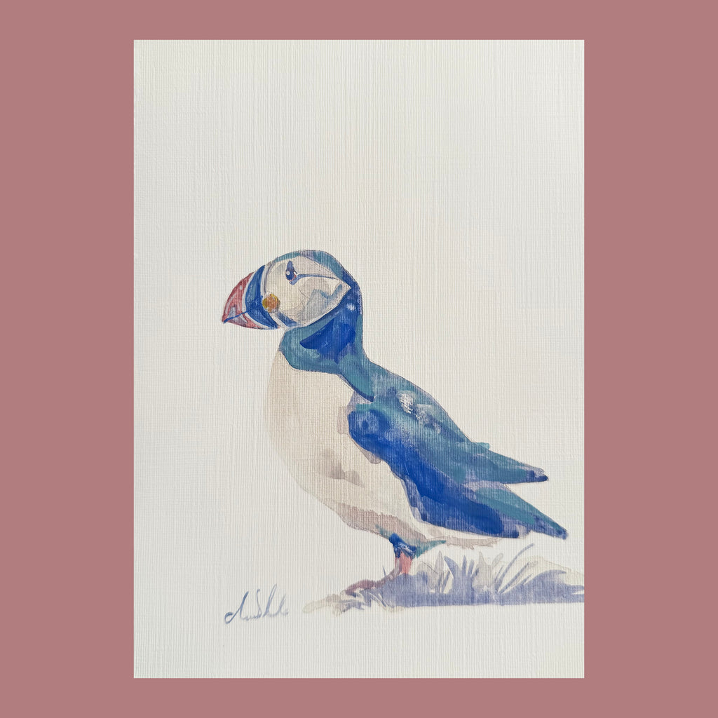 Peter Puffin - An Original Gouache Painting