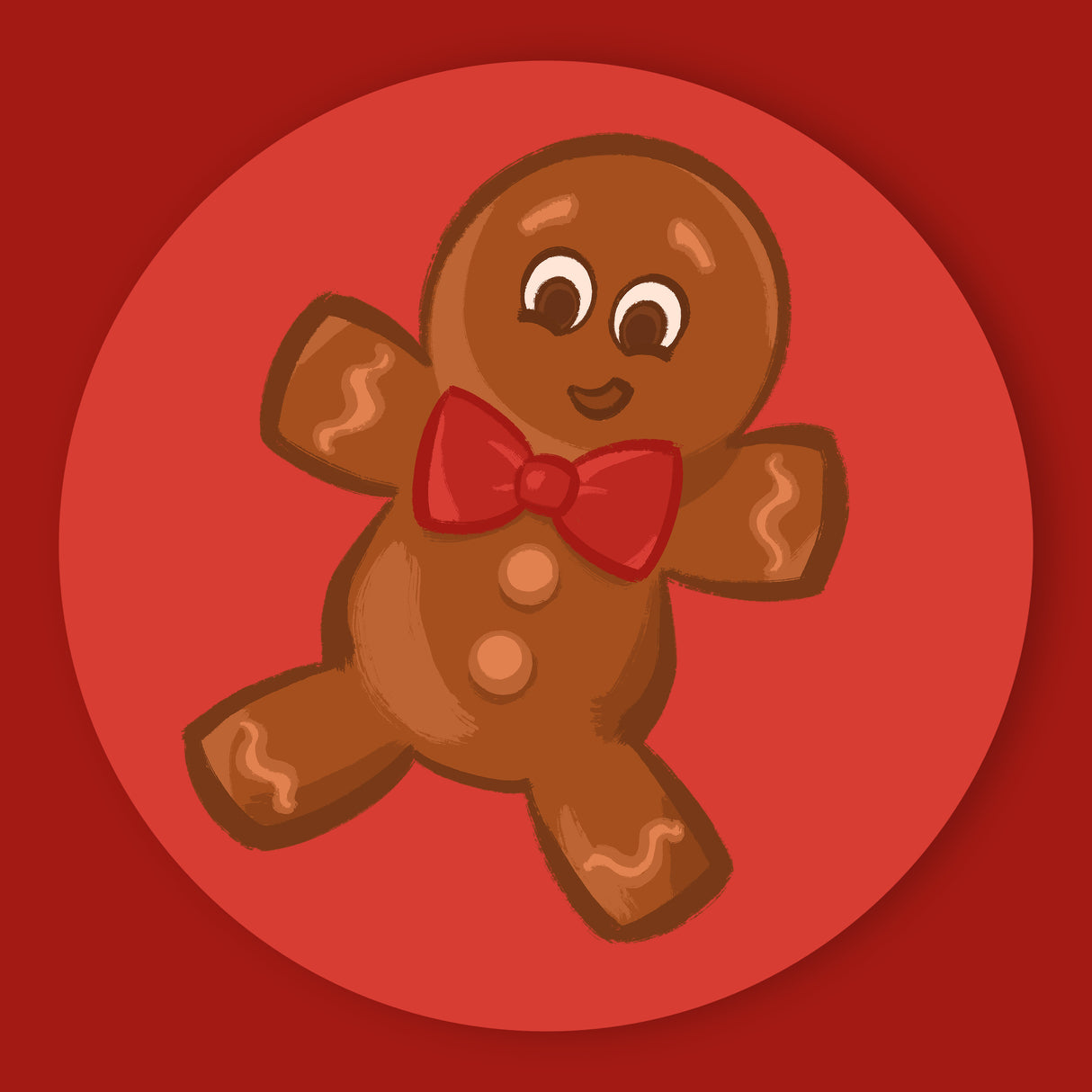Red Gingerbread Man