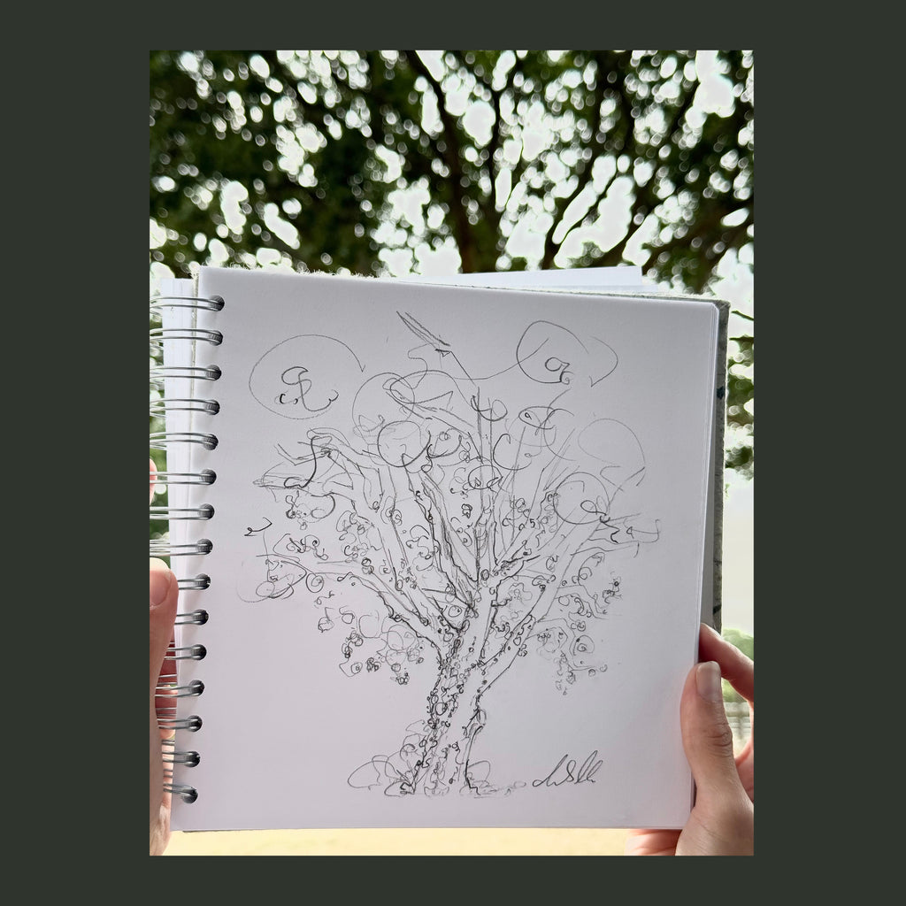 Red Shoot Oak - An Original Pencil Drawing