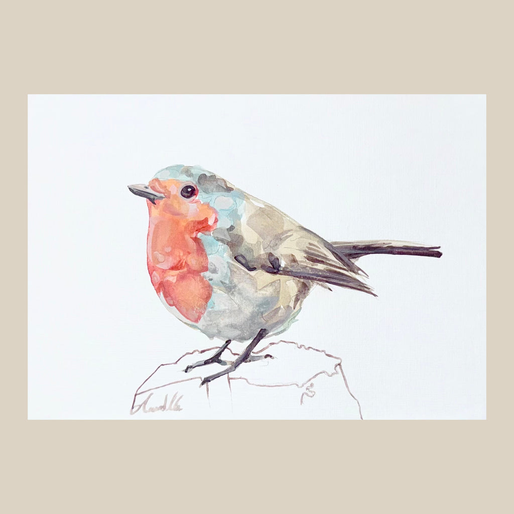 Ronald Robin - An Original Gouache Painting