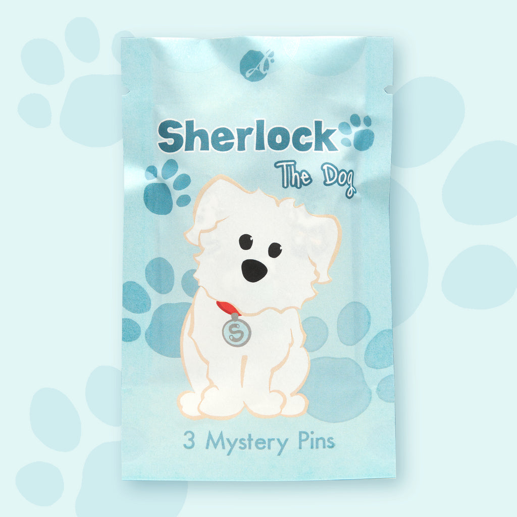 Sherlock The Dog Mystery Pin Pouch