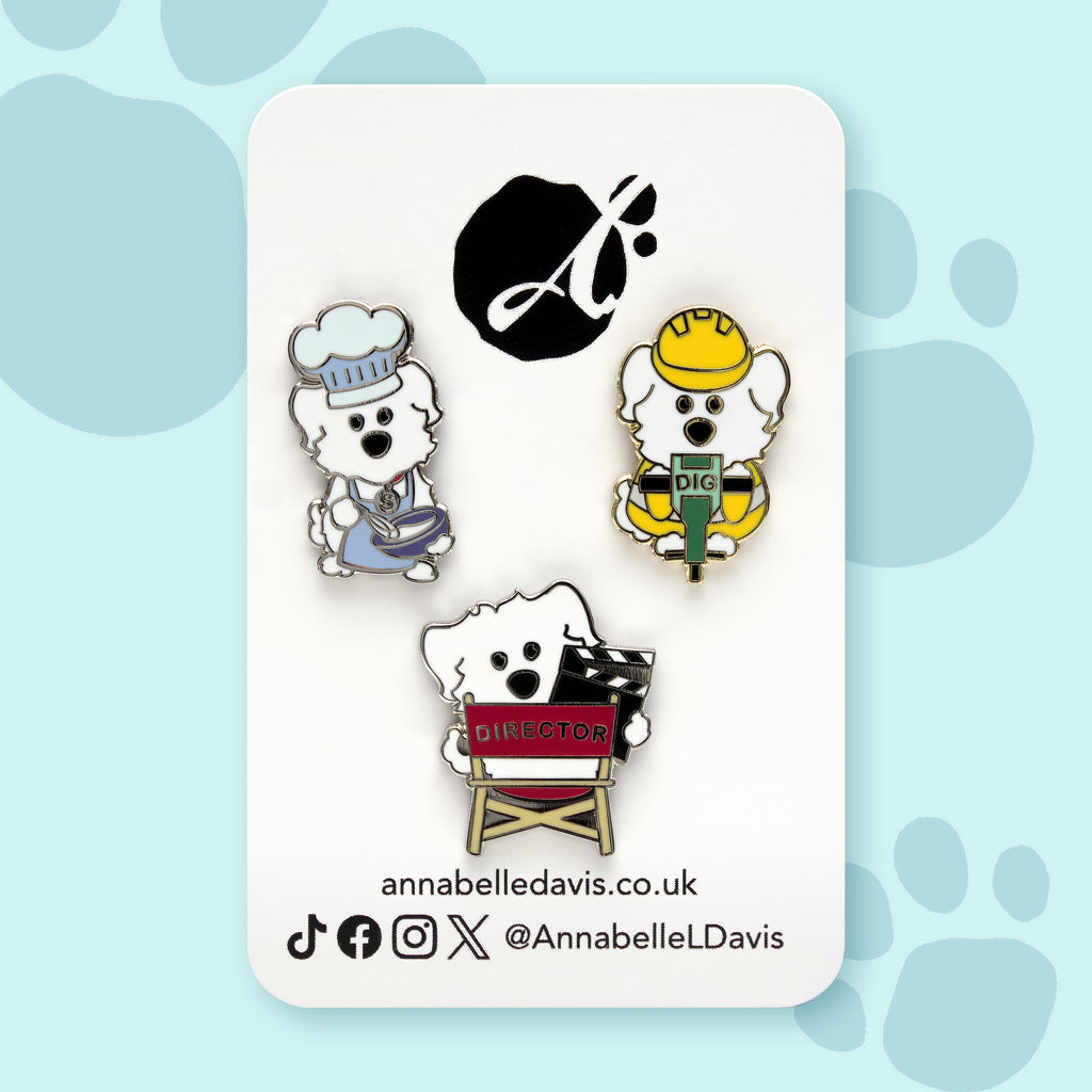 Sherlock The Dog Mystery Pin Pouch