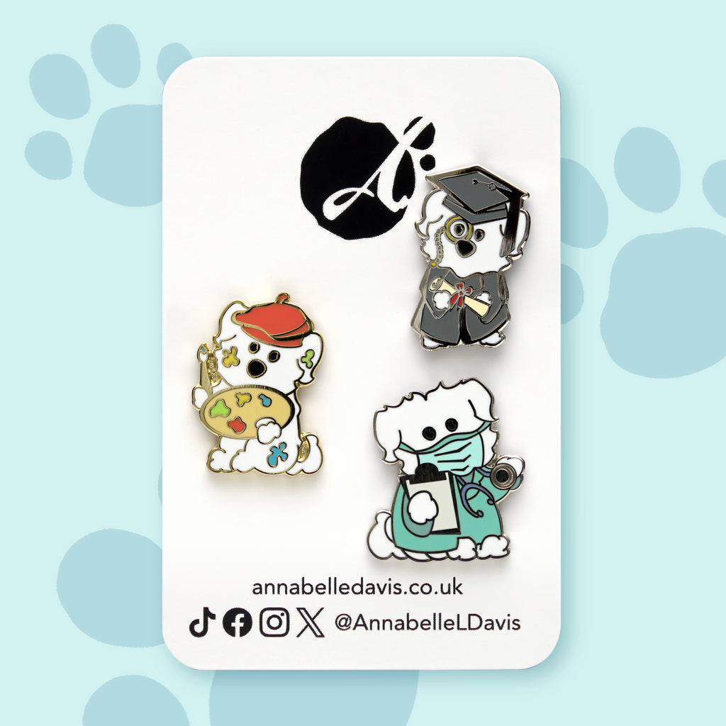 Sherlock The Dog Mystery Pin Pouch
