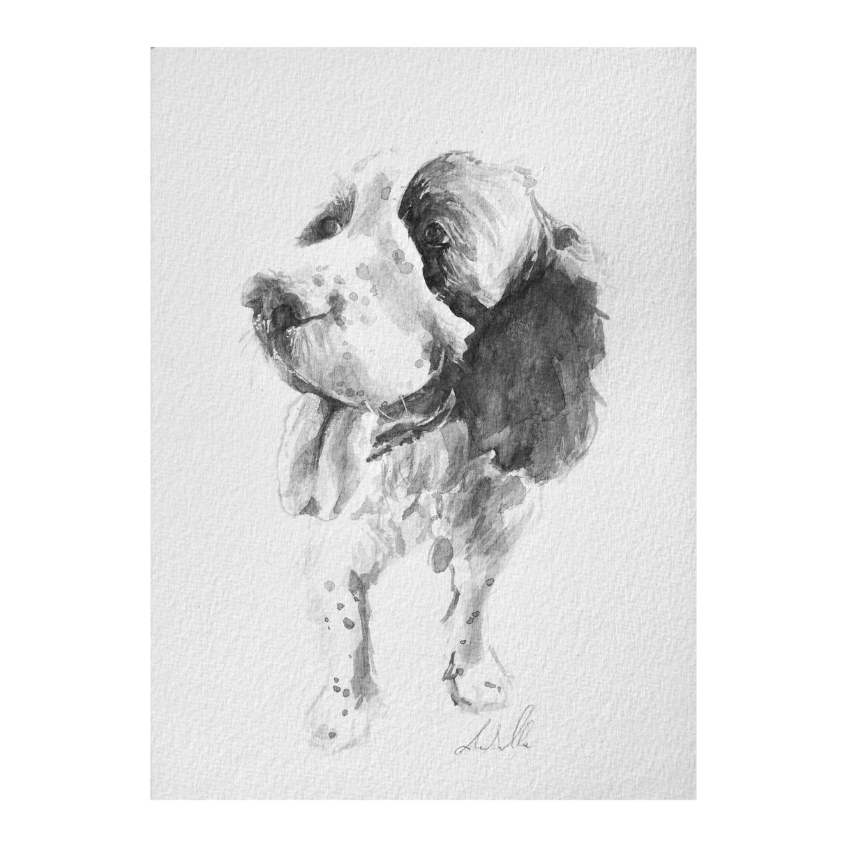 A4 Pet Watercolour Commission