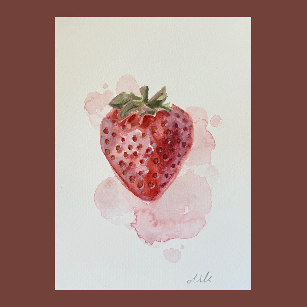Strawberry - An Original Watercolour Painting