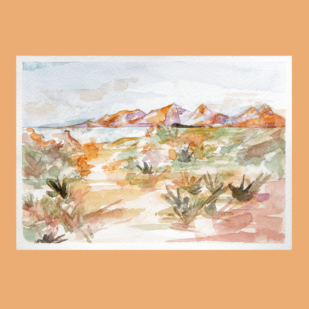 Sunscape - An Original Watercolour Painting