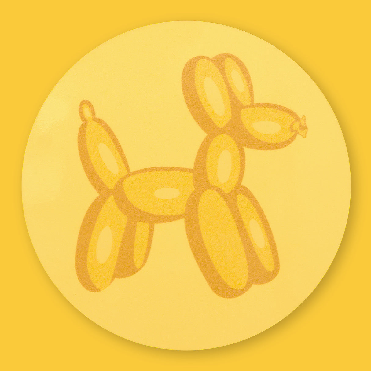 Yellow Balloon Dog