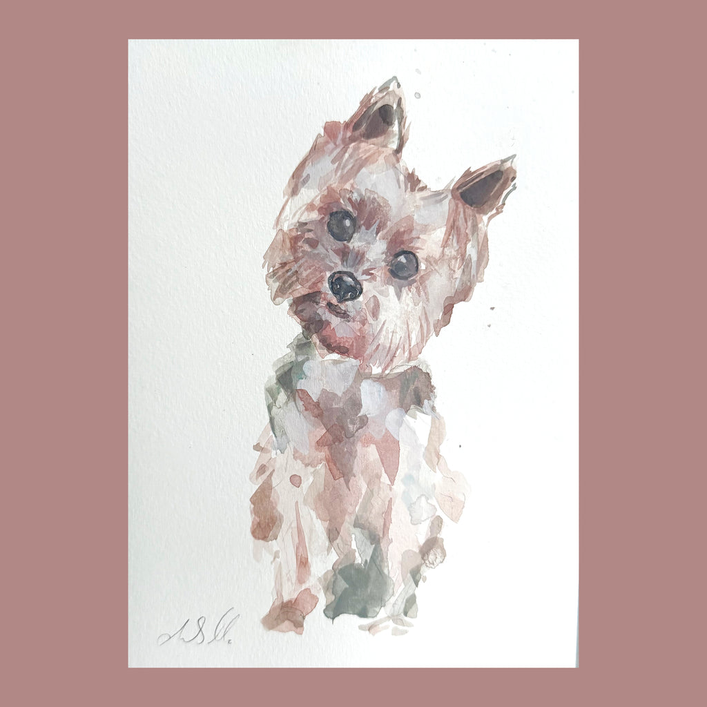 Yorkshire Pud - An Original Gouache Painting