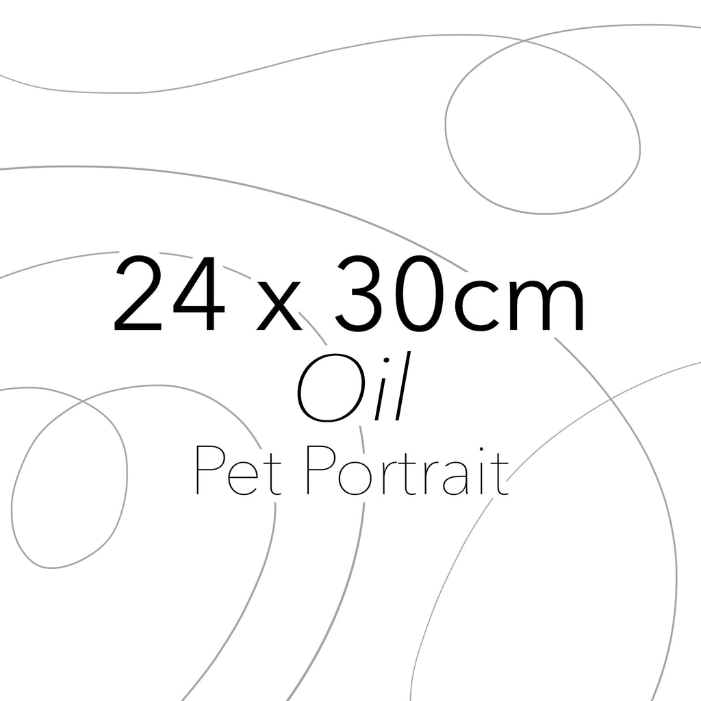 24x30cm Pet Oil Commission