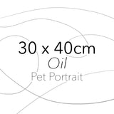 30x40cm Pet Oil Commission