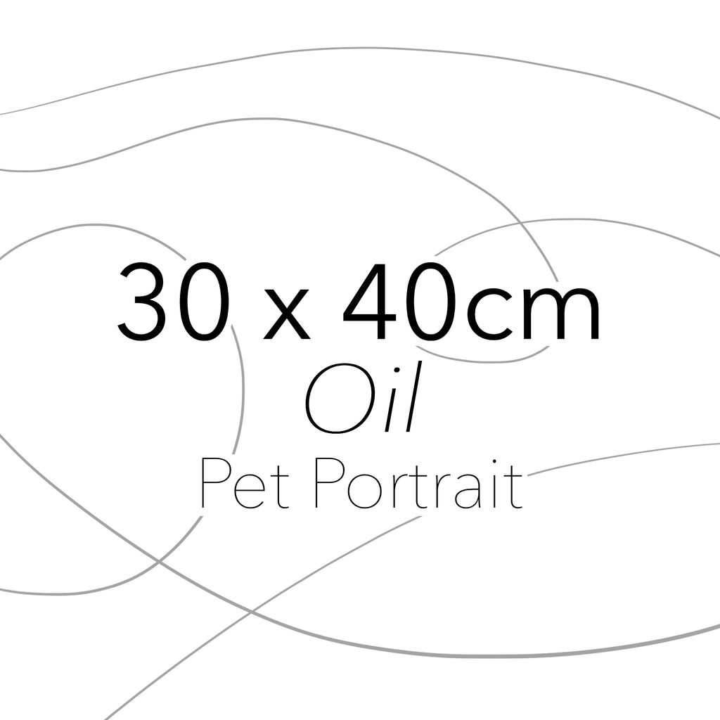 30x40cm Pet Oil Commission