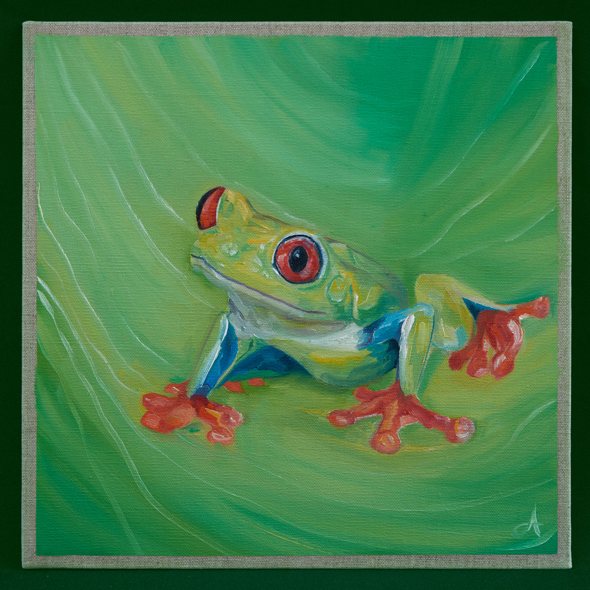 Curious - An Original Oil Painting